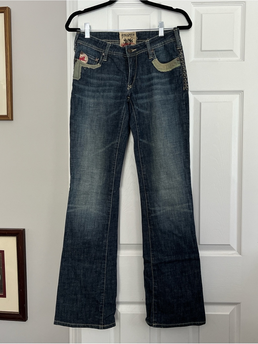Vintage Y2K Parasuco denim legend western Jeans with leather Pocket